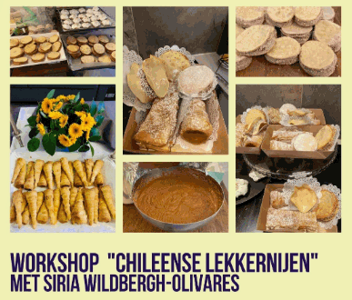 workshop "dulces chilenos / chileense lekkernijen" 4 juli in de Batjanzaal